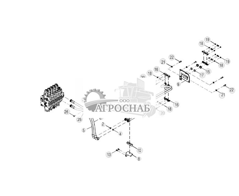 Задние трубопроводы вспомогательного оборудования третьей функции - ST807224 268.jpg